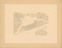 Oton Gaspari - Alpska koča in kapelica